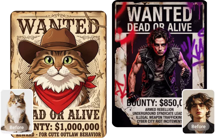 解鎖海量懸賞海報風格